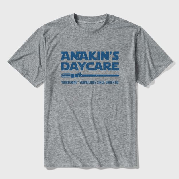 Anakin's Daycare Ultra Soft Heather Tee
