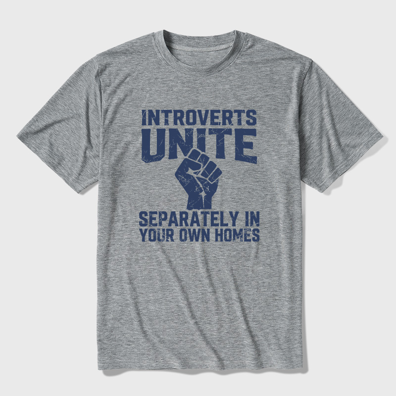 Introverts Unite Ultra Soft Heather Tee