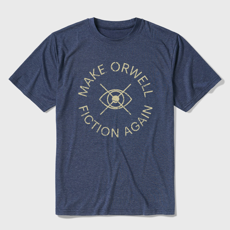 Make Orwell Fiction Again Ultra Soft Heather Tee