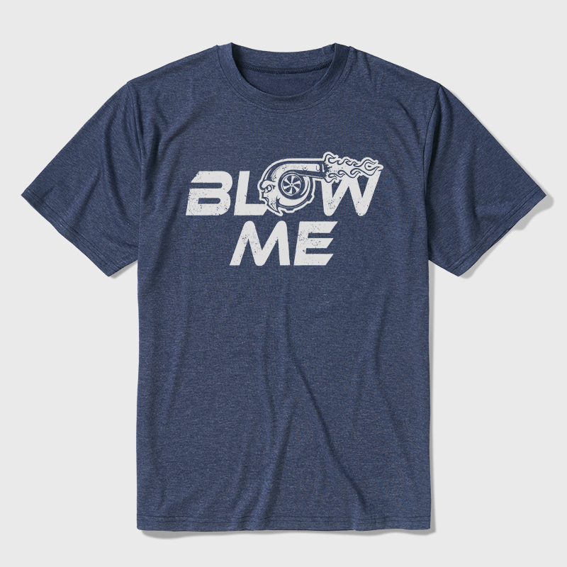 Blow Me Ultra Soft Heather Tee