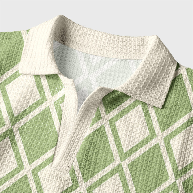 Avocato Cat Avocado Geek Crochet Polo Shirt