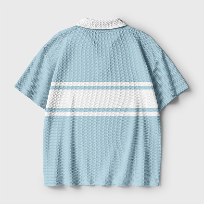 Triangle Gull Humour Geek Crochet Polo Shirt