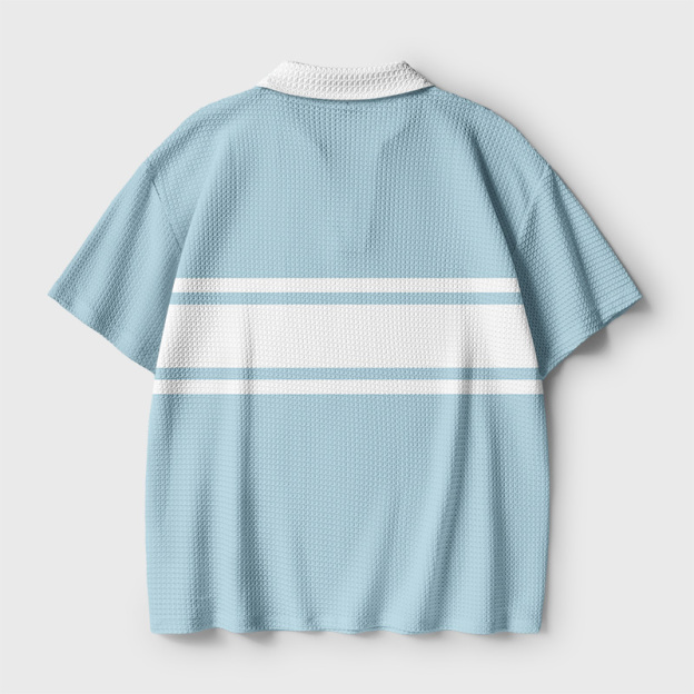Triangle Gull Humour Geek Crochet Polo Shirt