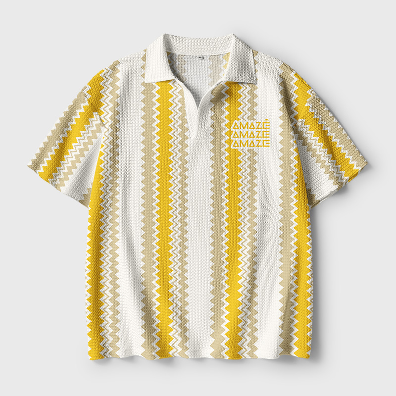 Amaze All Day Geek Crochet Polo Shirt