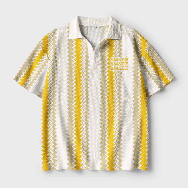 Amaze All Day Geek Crochet Polo Shirt
