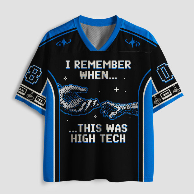 I Remember When This Was High Tech Geek Mesh Jersey