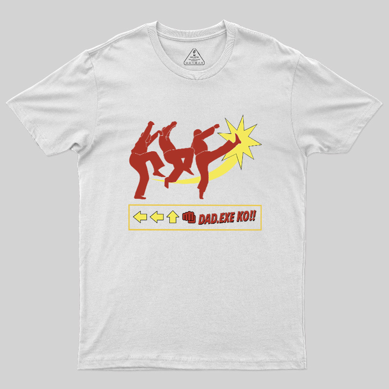 Dad EXE KO Game Combo Geek T-Shirt