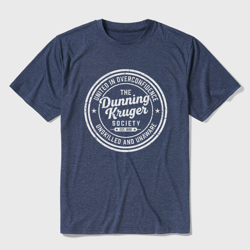 The Dunning-Kruger Society Ultra Soft Heather Tee