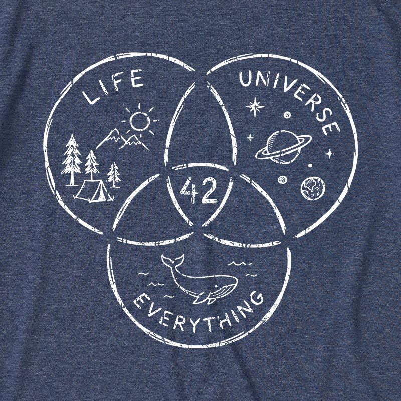 Life, the Universe & Everything Ultra Soft Heather Tee