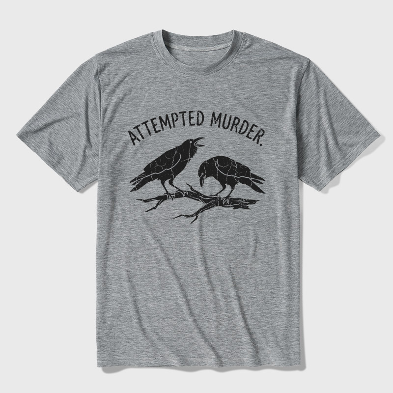 Attempted Murder Ultra Soft Heather Tee