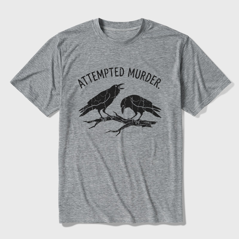 Attempted Murder Ultra Soft Heather Tee