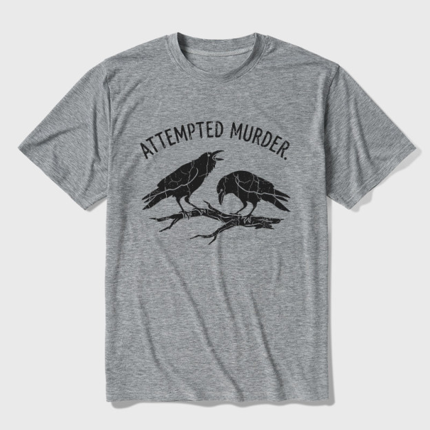 Attempted Murder Ultra Soft Heather Tee