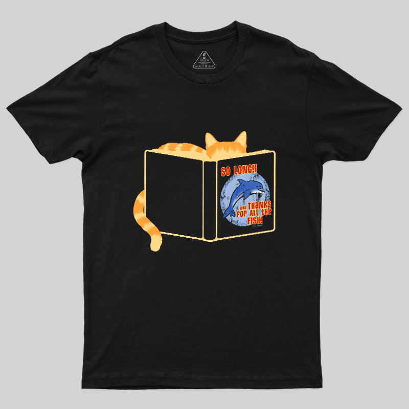 Cat Thanks For The Fish Geek T-Shirt