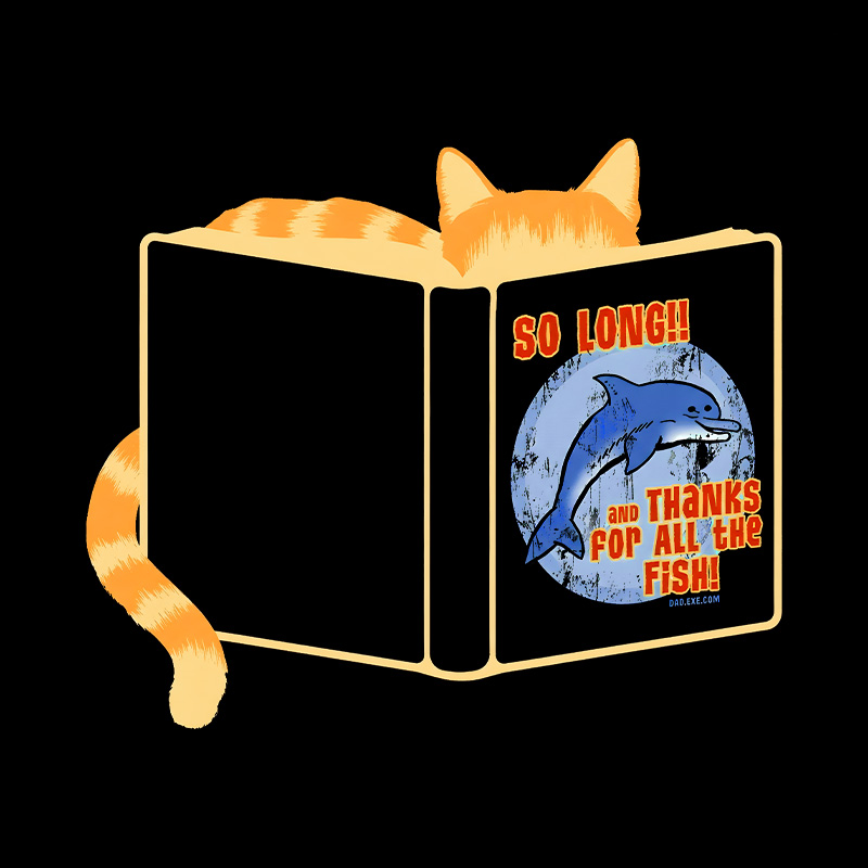 Cat Thanks For The Fish Geek T-Shirt