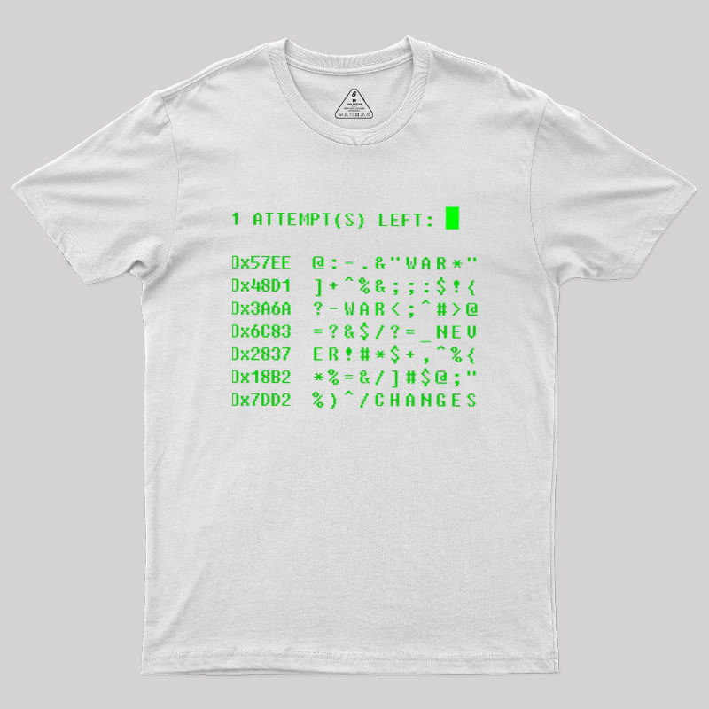 War Never Changes Geek T-Shirt