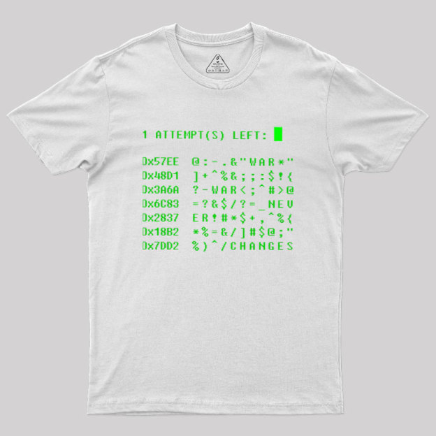 War Never Changes Geek T-Shirt