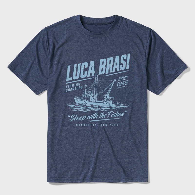 Luca Brasi Fishing Charters Ultra Soft Heather Tee