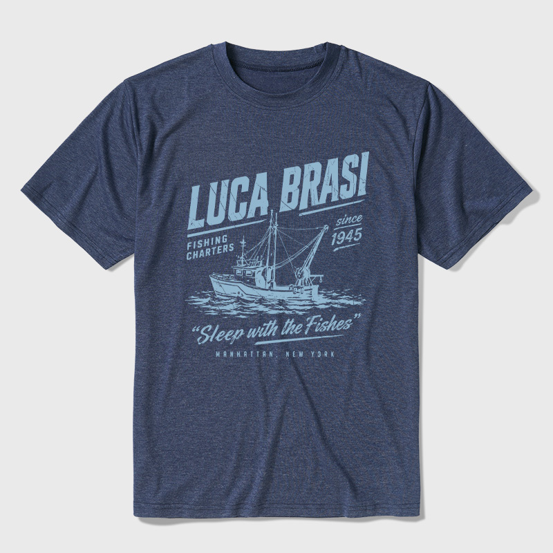 Luca Brasi Fishing Charters Ultra Soft Heather Tee