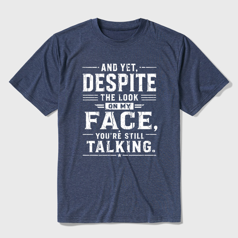 Funny Words Ultra Soft Heather Tee