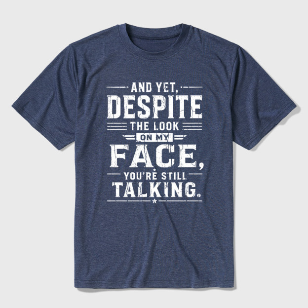 Funny Words Ultra Soft Heather Tee