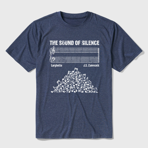 The Sound Of Silence Music Sheets Ultra Soft Heather Tee