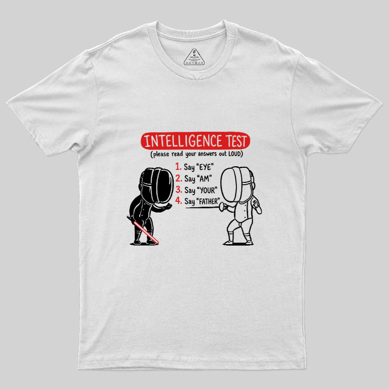 Intelligence Test Geek T-Shirt