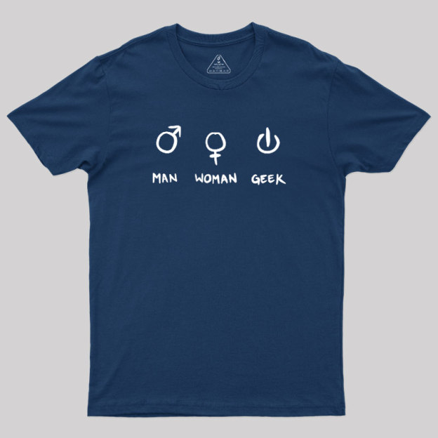 Man Woman Geek T-Shirt