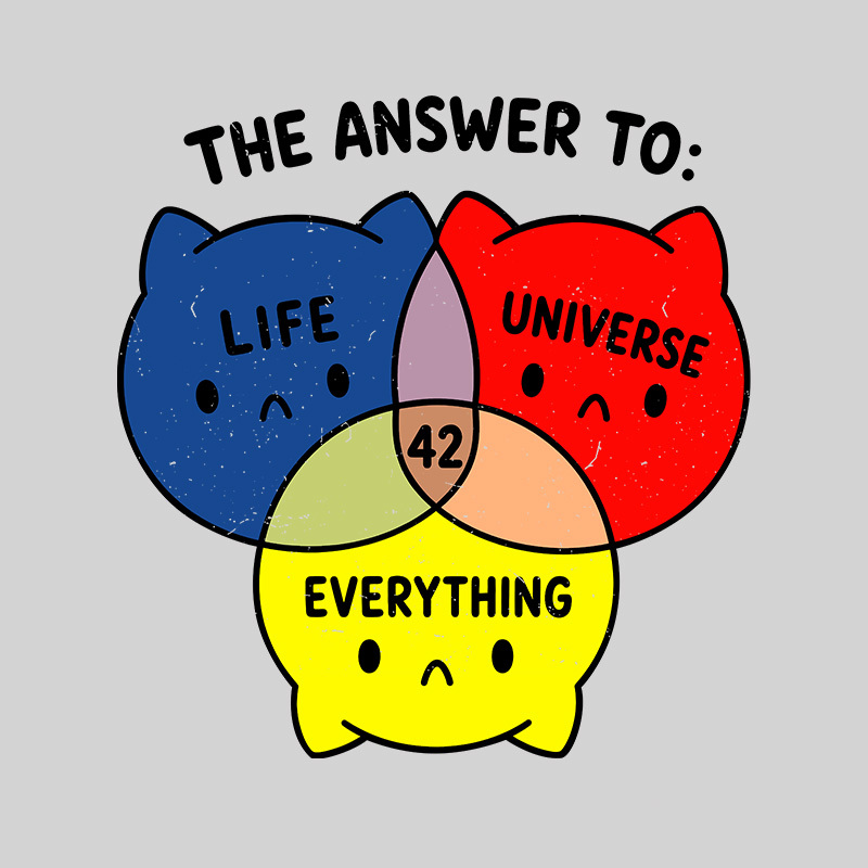 The Answer To Everything 42 Geek T-Shirt