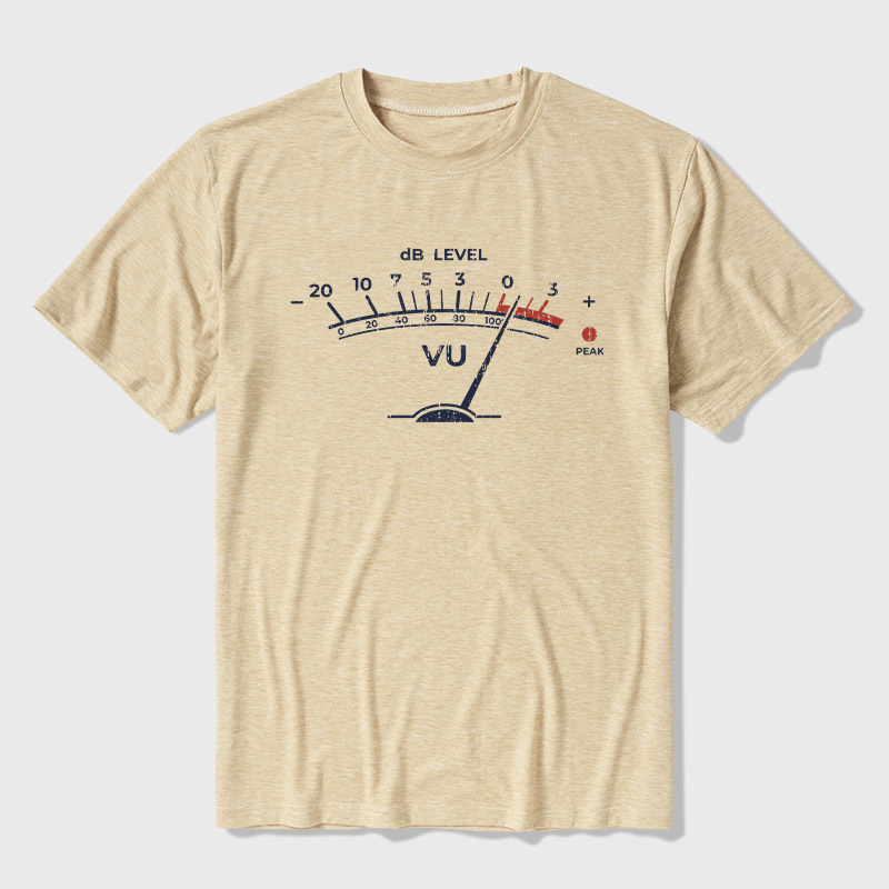 Volume VU Meter Vintage Ultra Soft Heather Tee