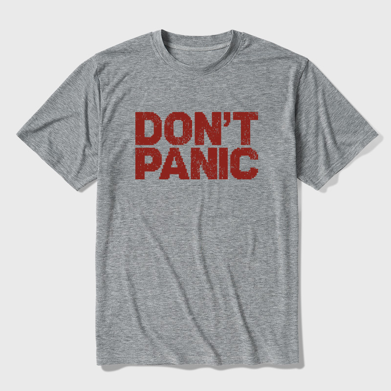 Don't Panic Ultra Soft Heather Tee