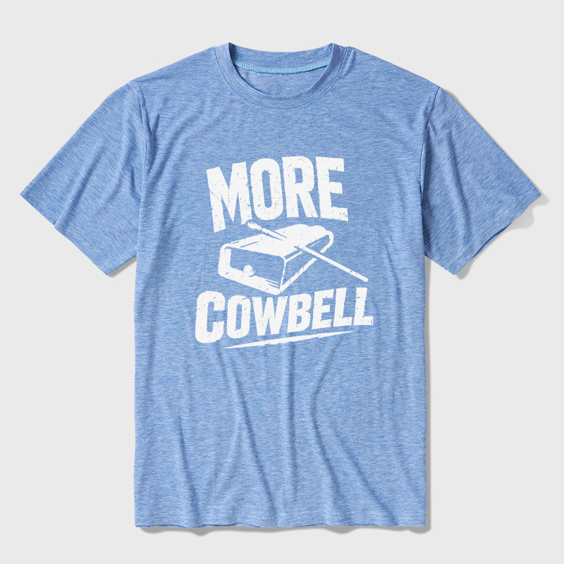More Cowbell Ultra Soft Heather Tee