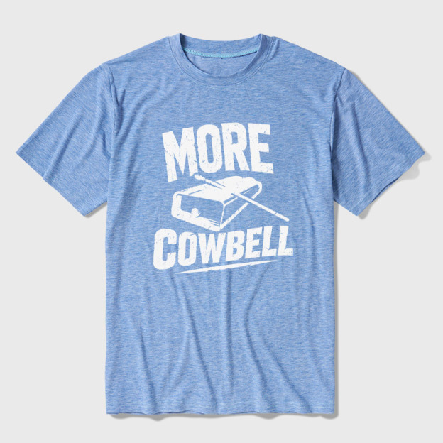More Cowbell Ultra Soft Heather Tee