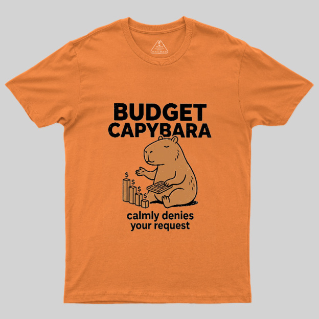 Budget Capybara Geek T-Shirt