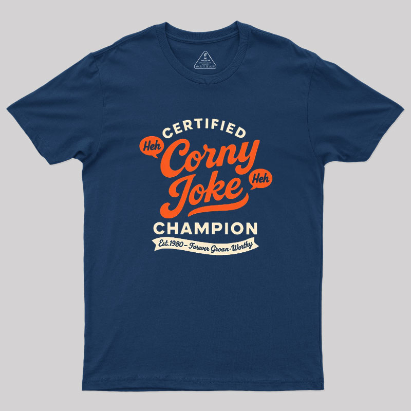Retro Certified Corny Joke Geek T-Shirt