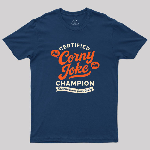 Retro Certified Corny Joke Geek T-Shirt