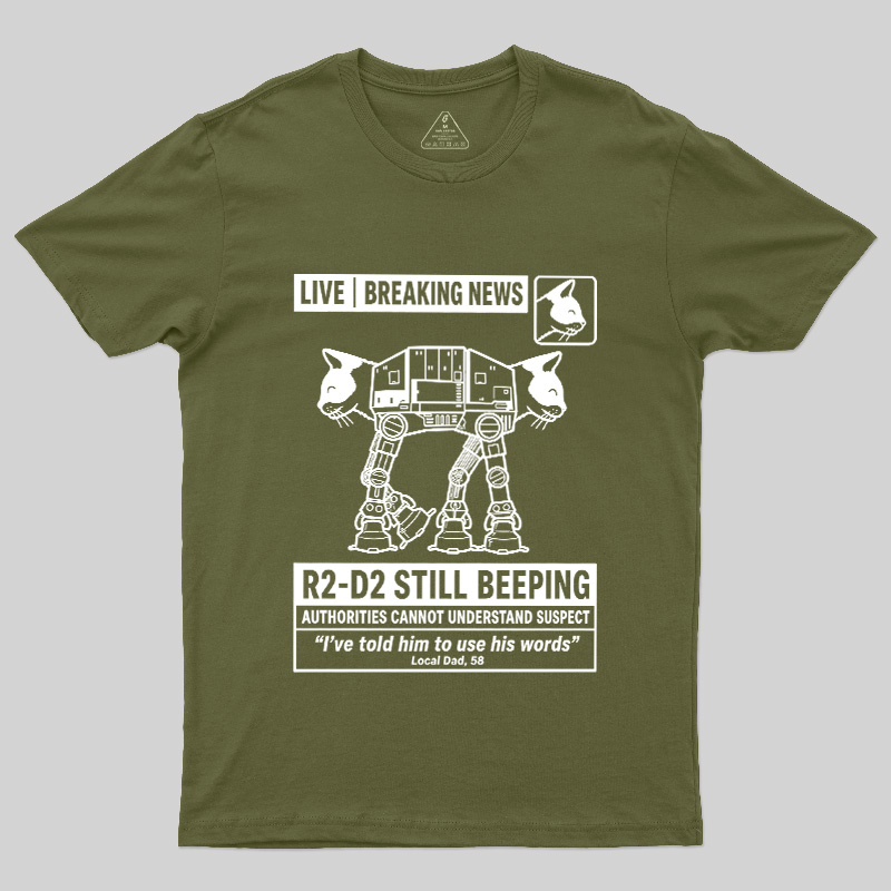 Cat Walker Still Beeping Geek T-Shirt