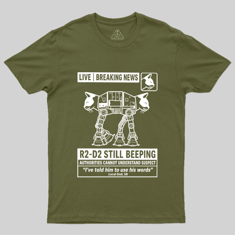 Cat Walker Still Beeping Geek T-Shirt
