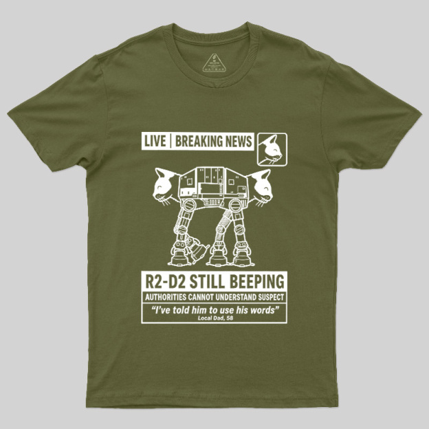 Cat Walker Still Beeping Geek T-Shirt