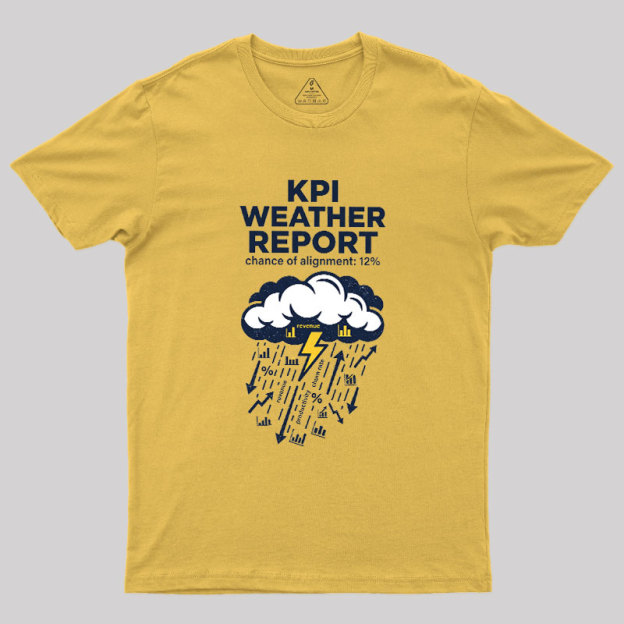 KPI Weather Report Geek T-Shirt