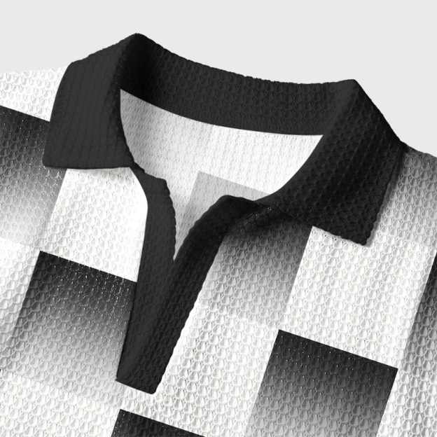 Sci-Fi Car Scanner Geek Crochet Polo Shirt