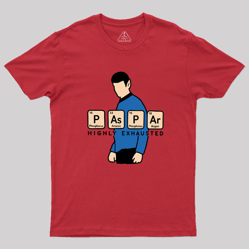 Exhausted Spock Geek T-Shirt