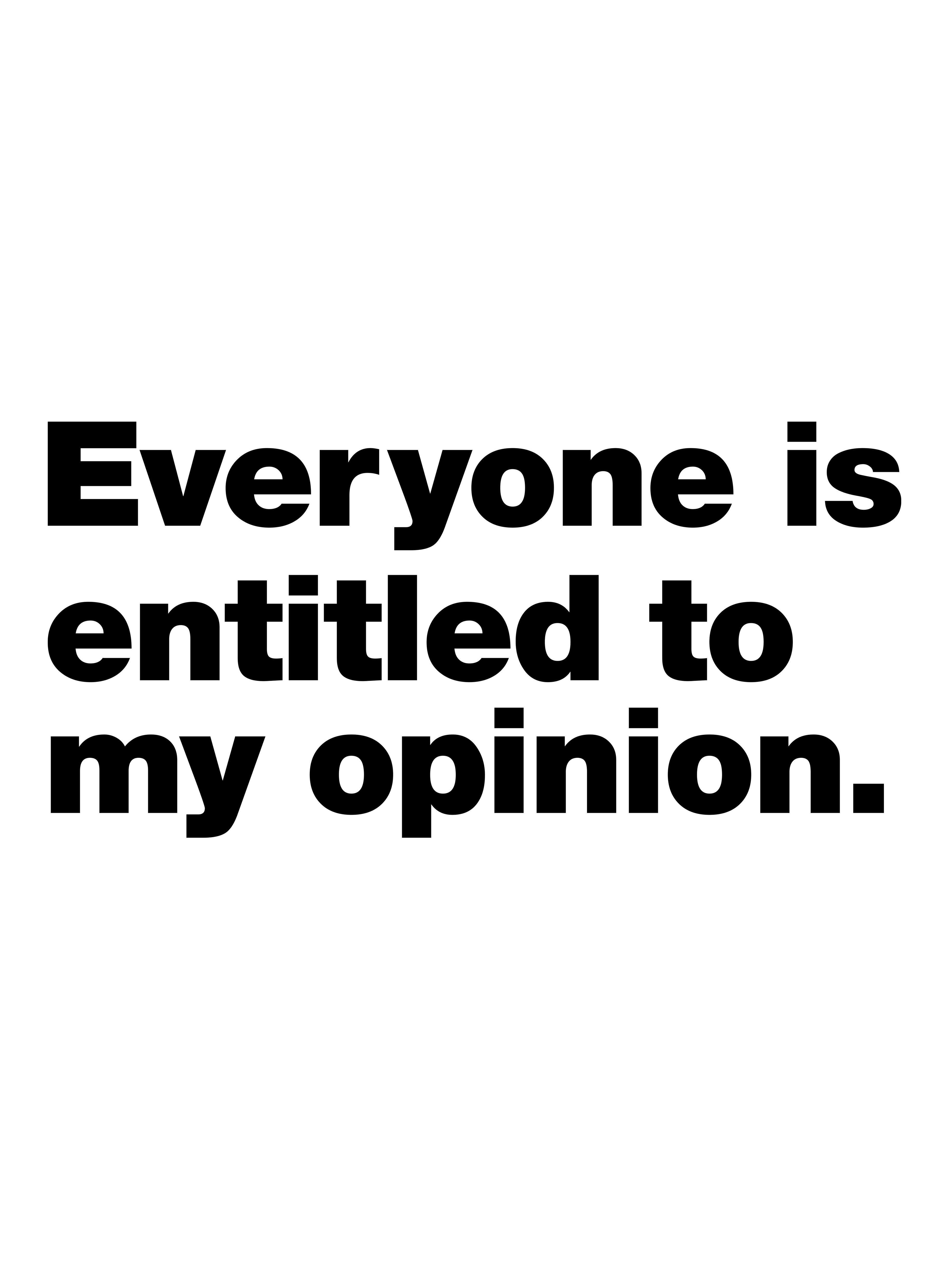 Everyone Is Entitled To My Opinion Geek Car Air Fresheners