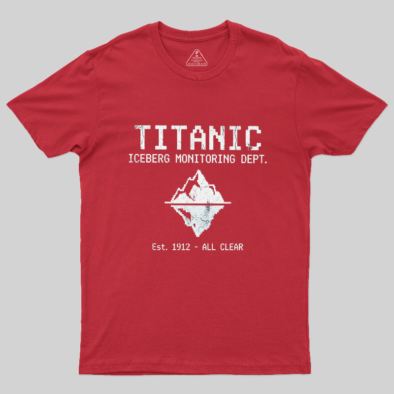 Iceberg Monitoring Dept Geek T-Shirt