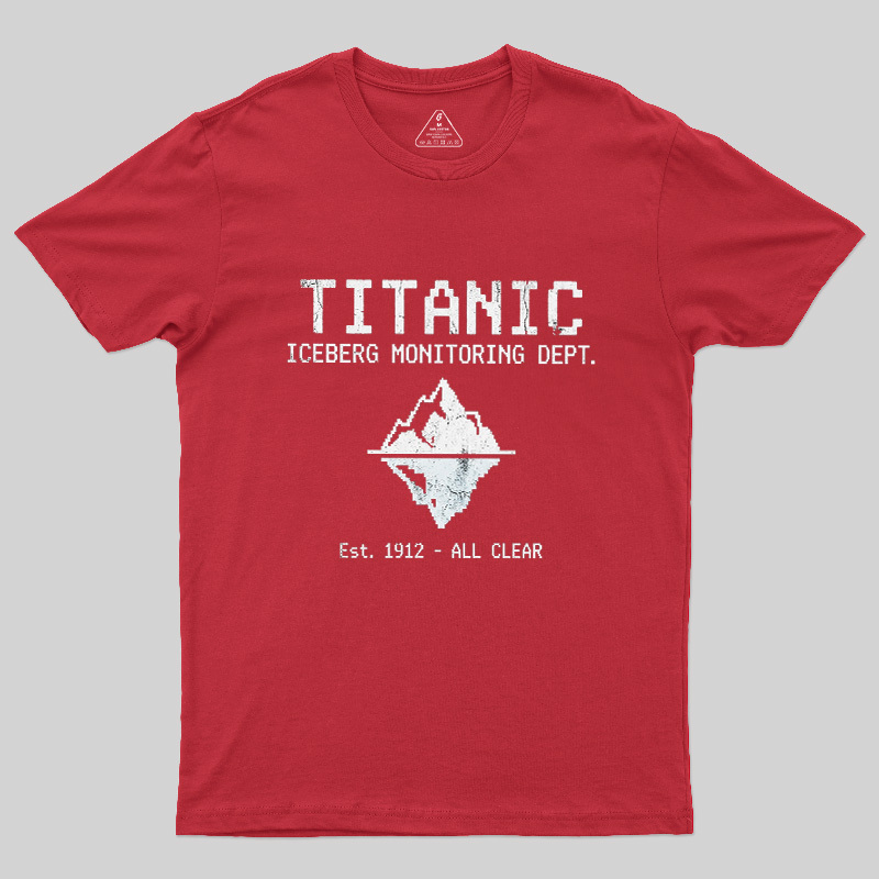 Iceberg Monitoring Dept Geek T-Shirt