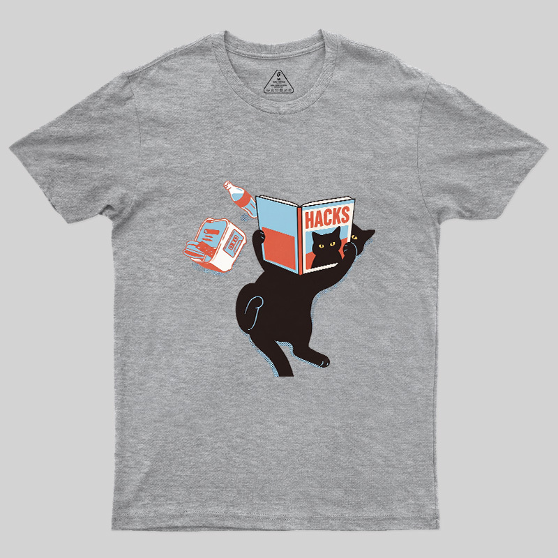 Cat Hacks Geek T-Shirt