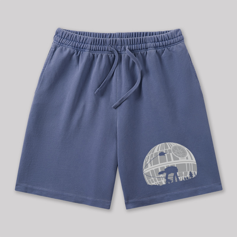 Death Star Geeky Washed Shorts