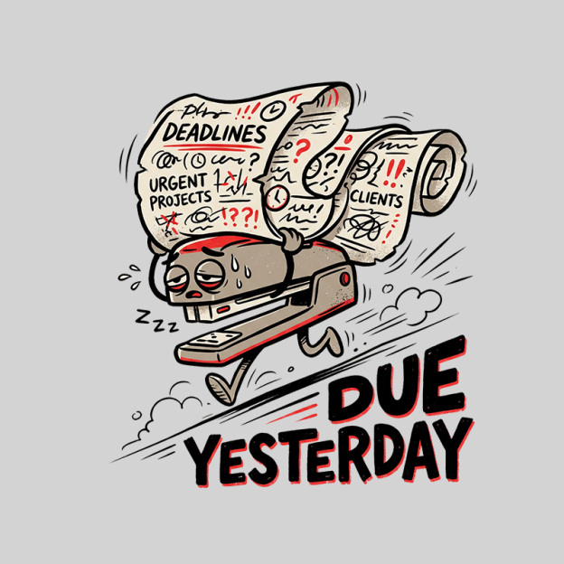 Due Yesterday Geek T-Shirt