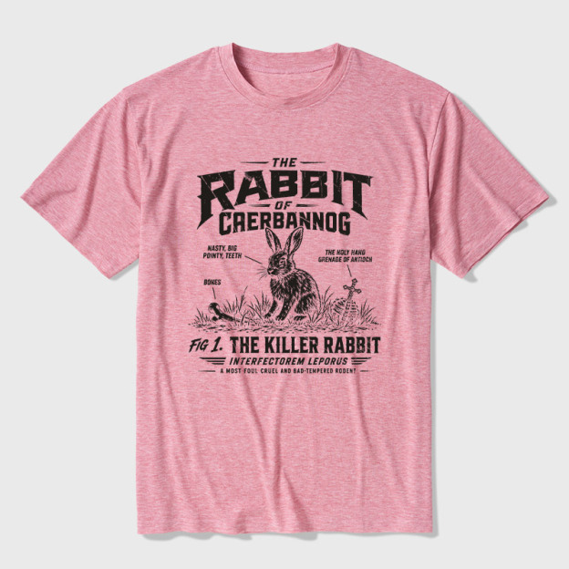 The Rabbit of Caerbannog Ultra Soft Heather Tee