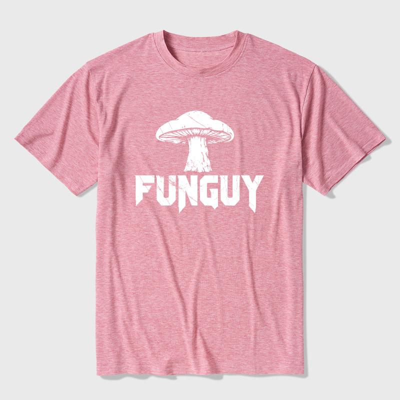 Fungi Fun Guy Funny Ultra Soft Heather Tee