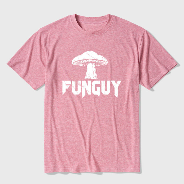 Fungi Fun Guy Funny Ultra Soft Heather Tee
